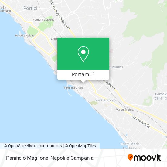 Mappa Panificio Maglione