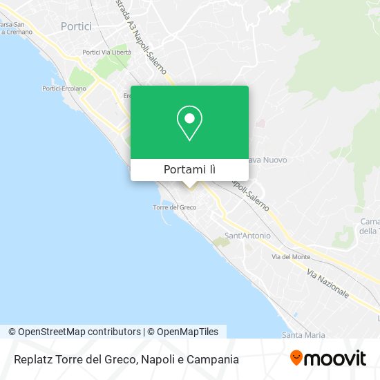 Mappa Replatz Torre del Greco