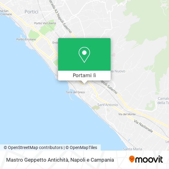 Mappa Mastro Geppetto Antichità