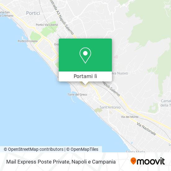 Mappa Mail Express Poste Private