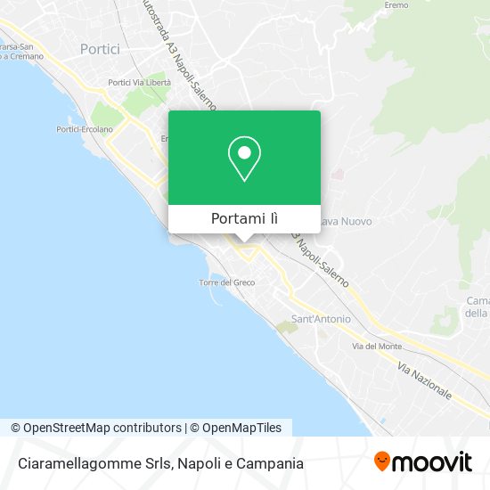 Mappa Ciaramellagomme Srls