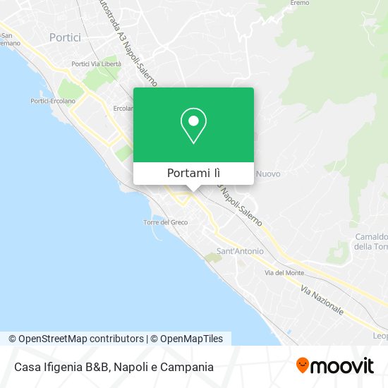Mappa Casa Ifigenia B&B