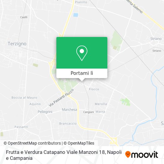 Mappa Frutta e Verdura Catapano Viale Manzoni 18