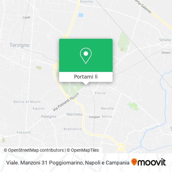 Mappa Viale. Manzoni 31 Poggiomarino