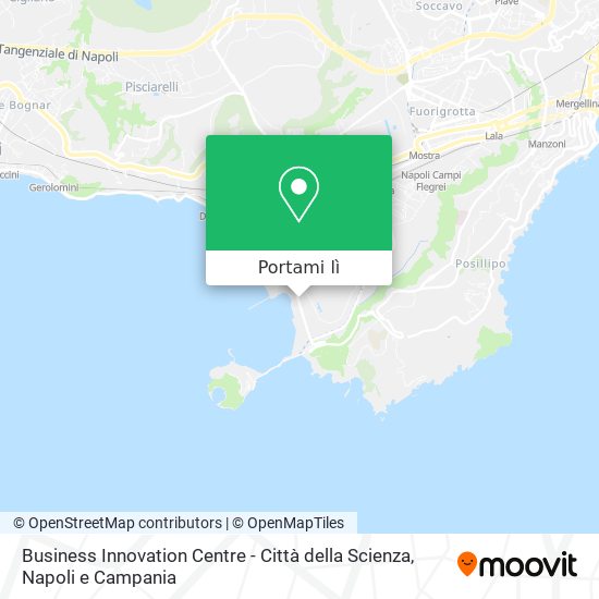 Mappa Business Innovation Centre - Città della Scienza