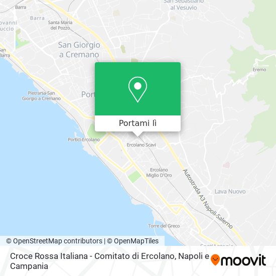 Mappa Croce Rossa Italiana - Comitato di Ercolano