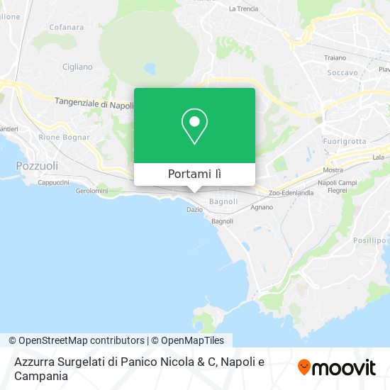 Mappa Azzurra Surgelati di Panico Nicola & C
