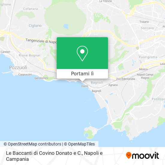 Mappa Le Baccanti di Covino Donato e C.