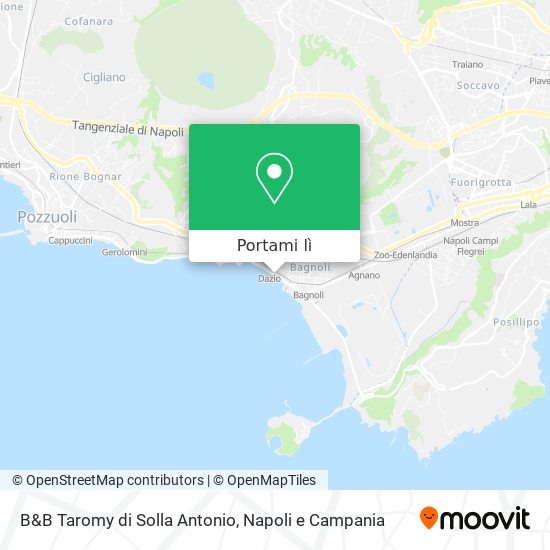 Mappa B&B Taromy di Solla Antonio