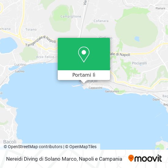 Mappa Nereidi Diving di Solano Marco