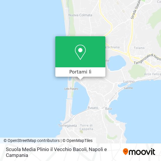 Mappa Scuola Media Plinio il Vecchio Bacoli