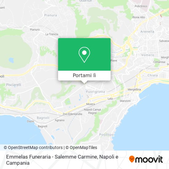 Mappa Emmelas Funeraria - Salemme Carmine