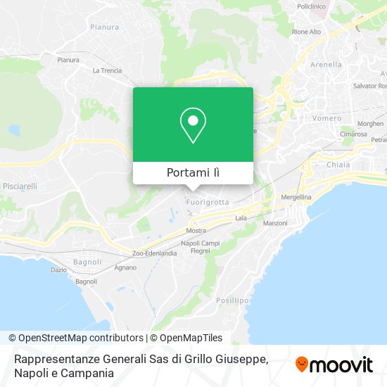 Mappa Rappresentanze Generali Sas di Grillo Giuseppe