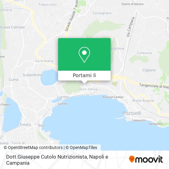 Mappa Dott.Giuseppe Cutolo Nutrizionista