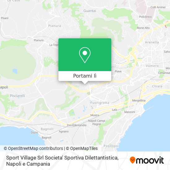 Mappa Sport Village Srl Societa' Sportiva Dilettantistica