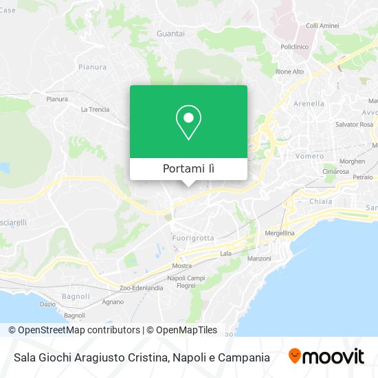 Mappa Sala Giochi Aragiusto Cristina