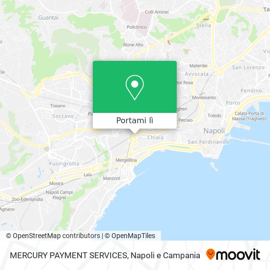 Mappa MERCURY PAYMENT SERVICES
