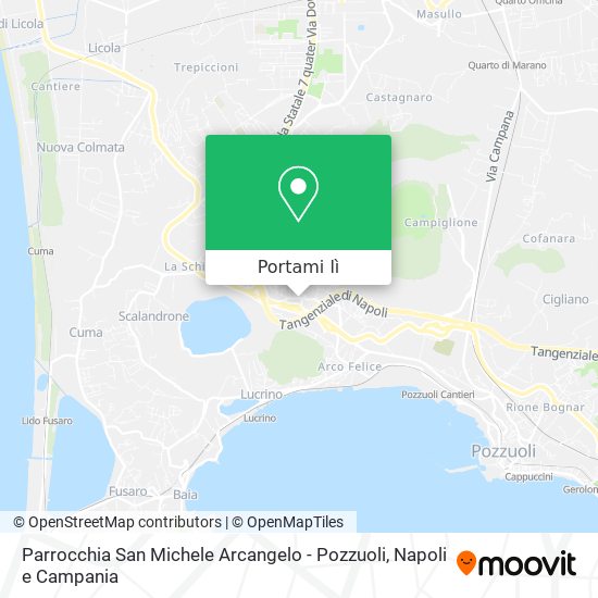 Mappa Parrocchia San Michele Arcangelo - Pozzuoli