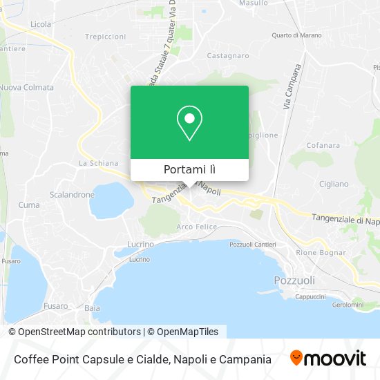 Mappa Coffee Point Capsule e Cialde