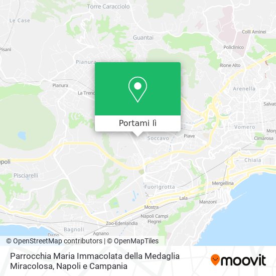 Mappa Parrocchia Maria Immacolata della Medaglia Miracolosa