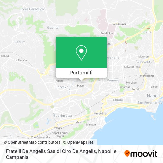 Mappa Fratelli De Angelis Sas di Ciro De Angelis