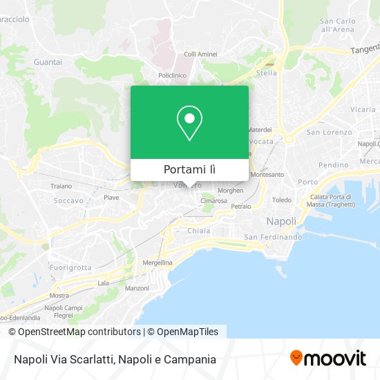 Mappa Napoli Via Scarlatti