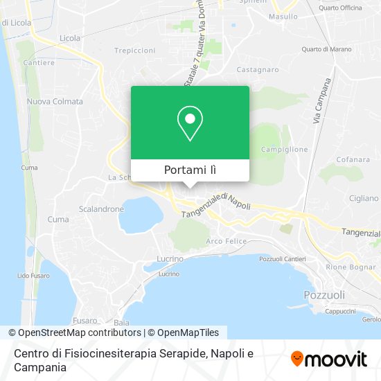 Mappa Centro di Fisiocinesiterapia Serapide