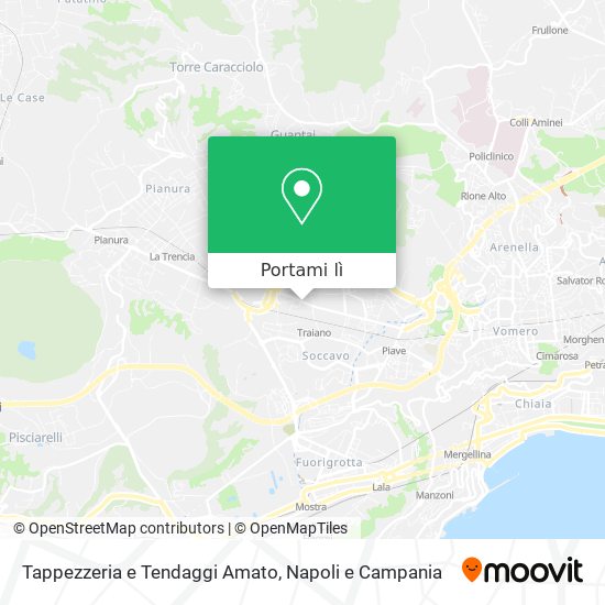 Mappa Tappezzeria e Tendaggi Amato