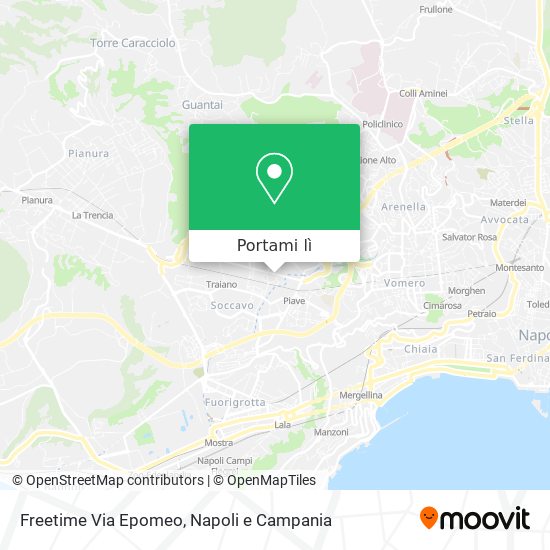 Mappa Freetime Via Epomeo