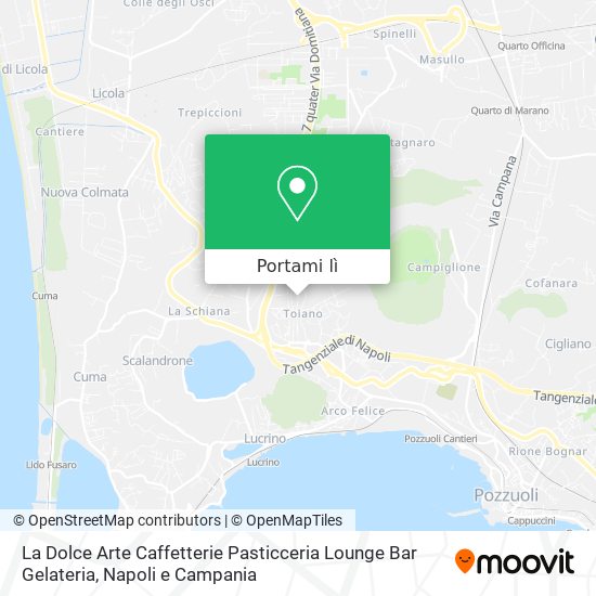 Mappa La Dolce Arte Caffetterie Pasticceria Lounge Bar Gelateria