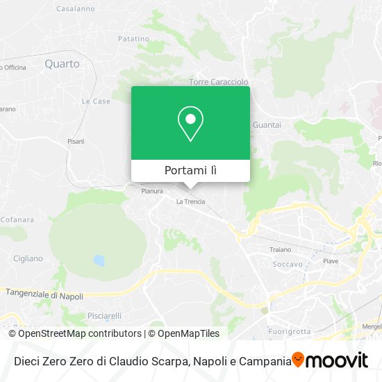 Mappa Dieci Zero Zero di Claudio Scarpa
