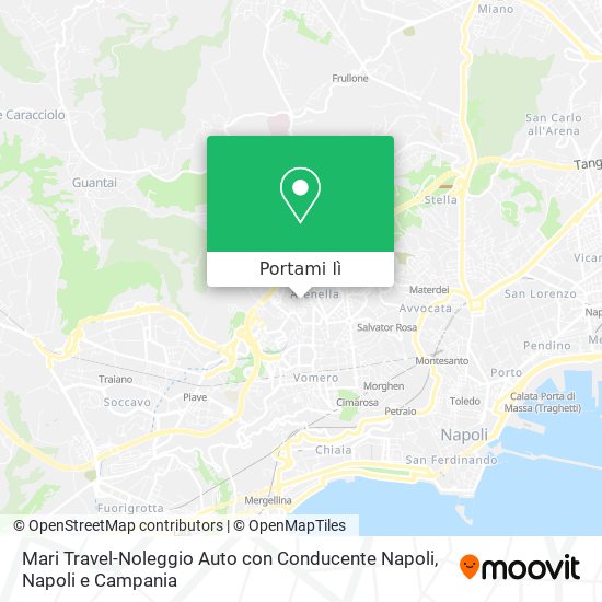 Mappa Mari Travel-Noleggio Auto con Conducente Napoli