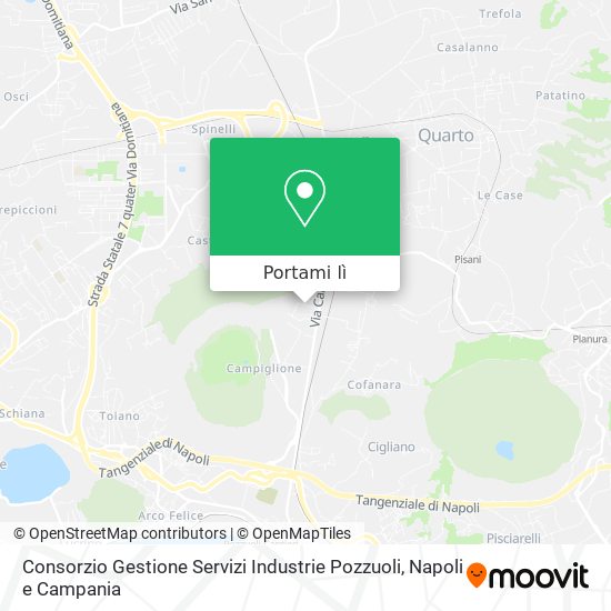 Mappa Consorzio Gestione Servizi Industrie Pozzuoli