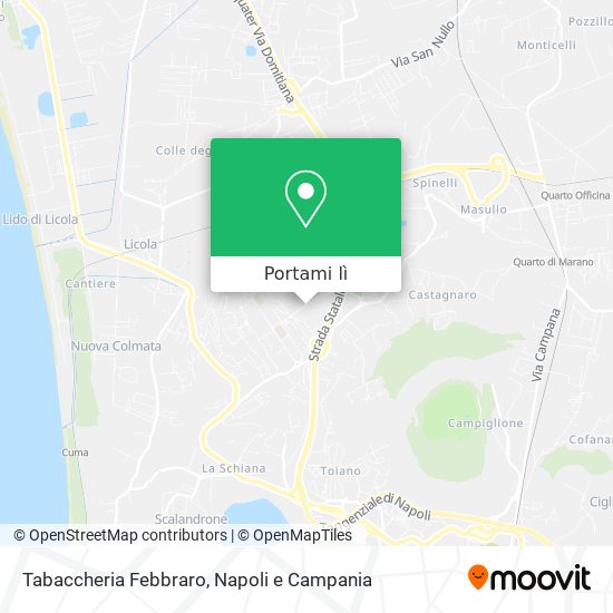 Mappa Tabaccheria Febbraro