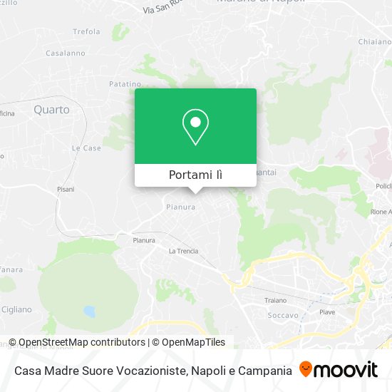 Mappa Casa Madre Suore Vocazioniste