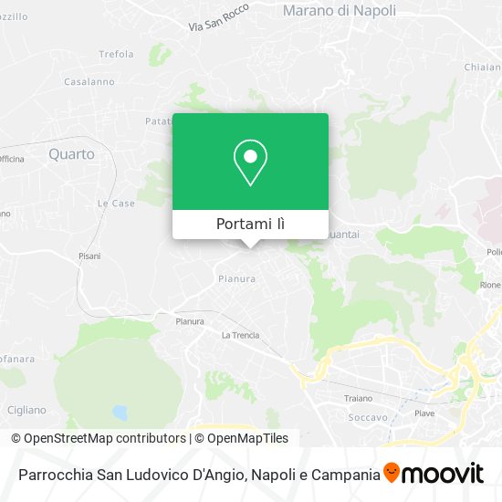 Mappa Parrocchia San Ludovico D'Angio