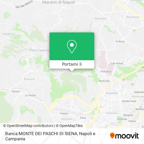 Mappa Banca MONTE DEI PASCHI DI SIENA