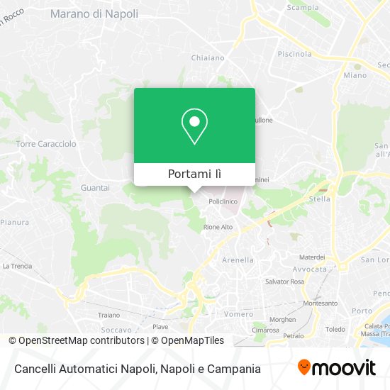 Mappa Cancelli Automatici Napoli