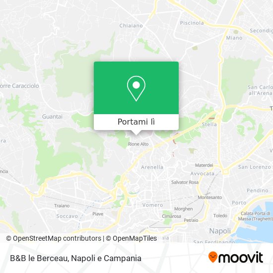Mappa B&B le Berceau