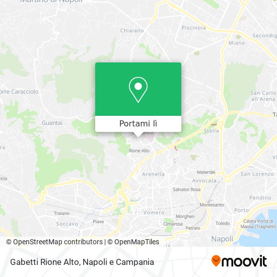 Mappa Gabetti Rione Alto