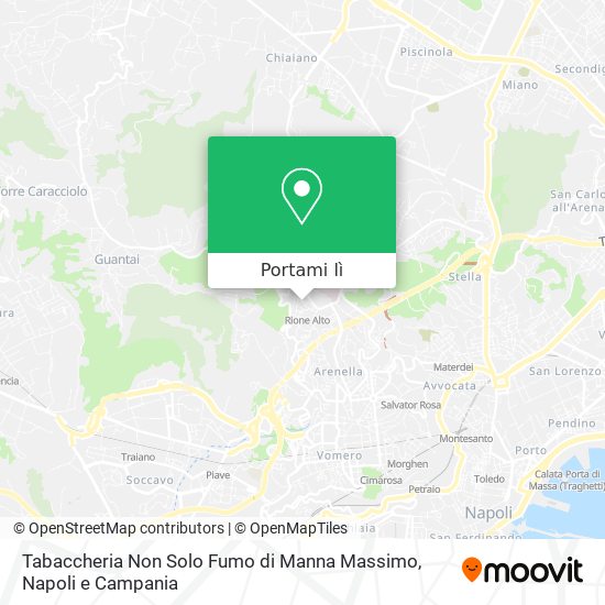 Mappa Tabaccheria Non Solo Fumo di Manna Massimo