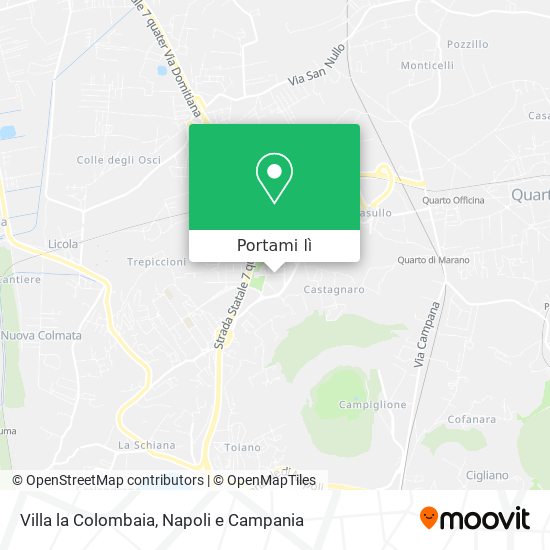 Mappa Villa la Colombaia