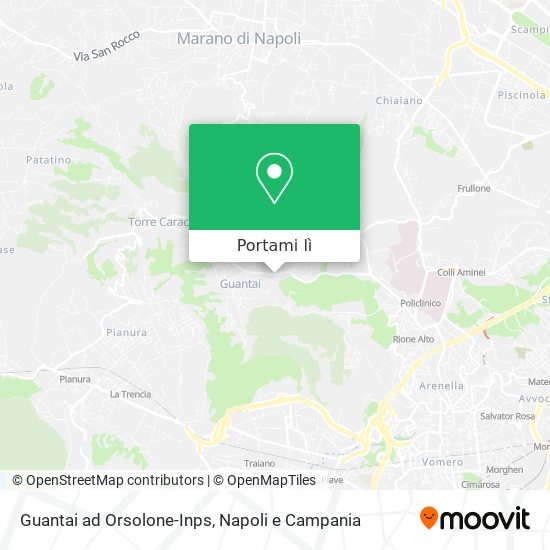 Mappa Guantai ad Orsolone-Inps