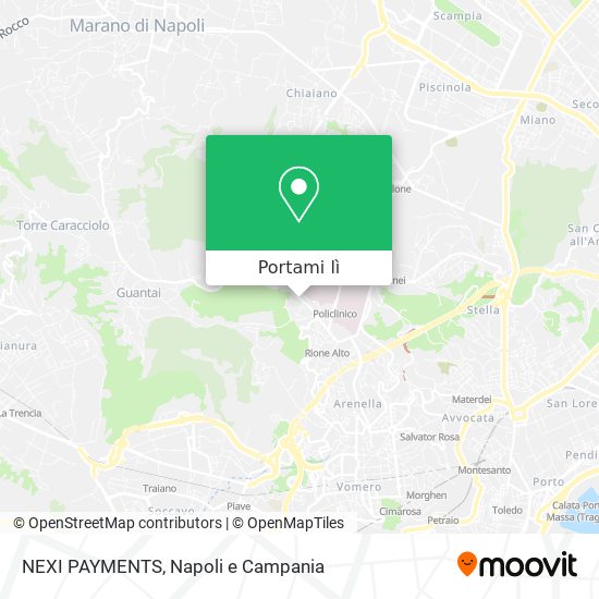 Mappa NEXI PAYMENTS