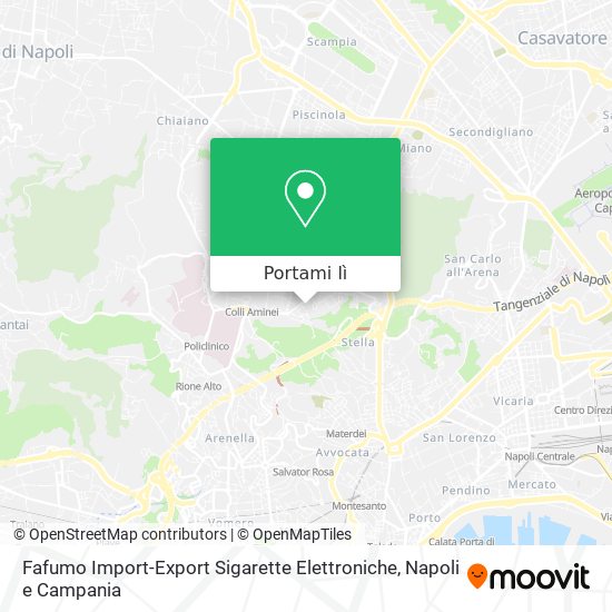 Mappa Fafumo Import-Export Sigarette Elettroniche