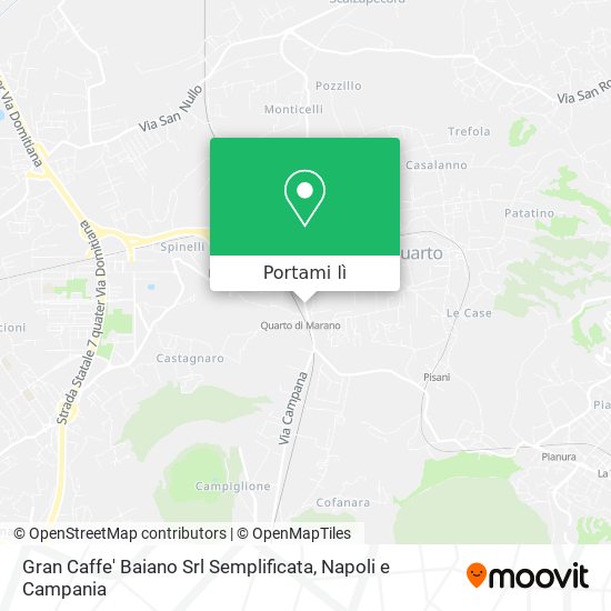 Mappa Gran Caffe' Baiano Srl Semplificata