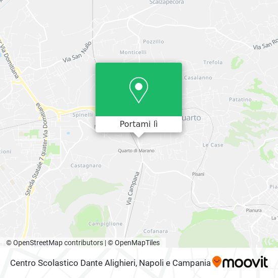 Mappa Centro Scolastico Dante Alighieri