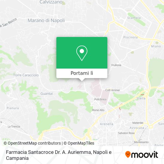 Mappa Farmacia Santacroce Dr. A. Auriemma