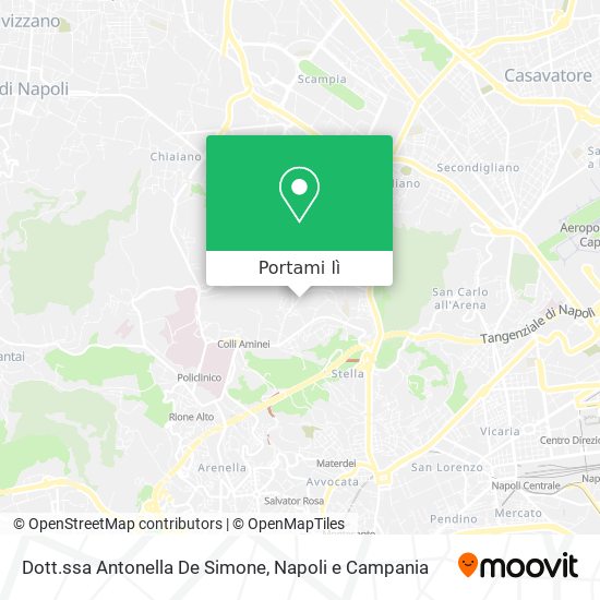 Mappa Dott.ssa Antonella De Simone