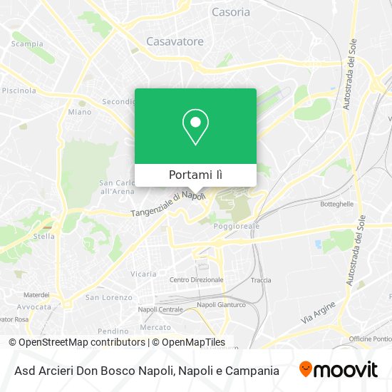 Mappa Asd Arcieri Don Bosco Napoli